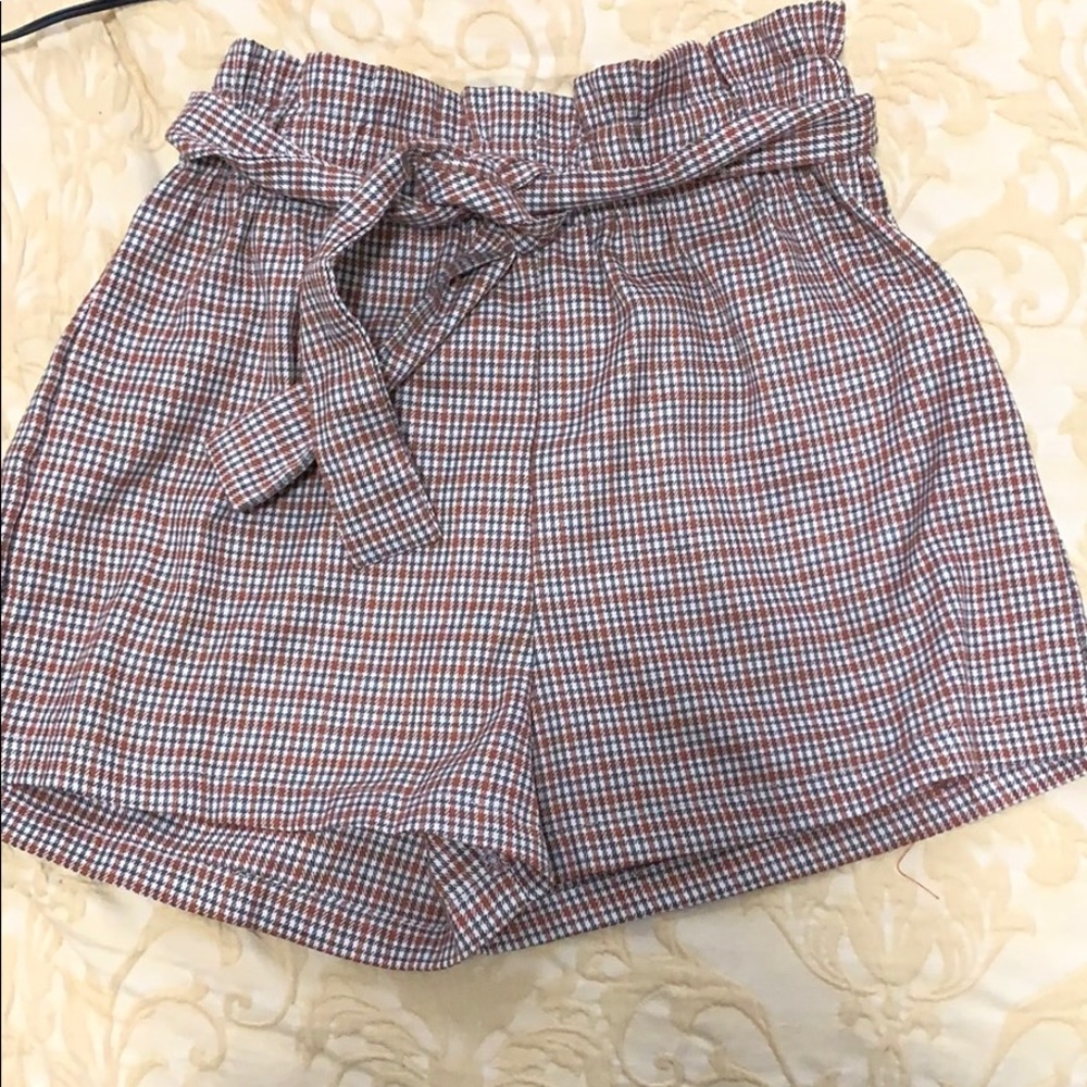 Plaid shorts